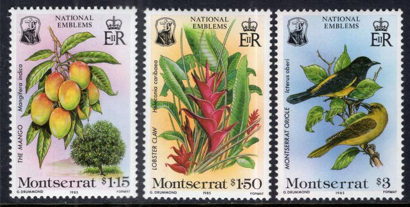 Montserrat 551-553 MNH VF