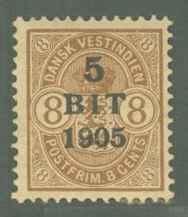 Danish West Indies 42 Mint VF H