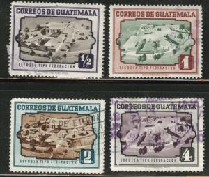 Guatemala  Scott 339-341 used stamp set 