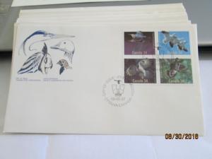 Canada #1098a FDC Birds