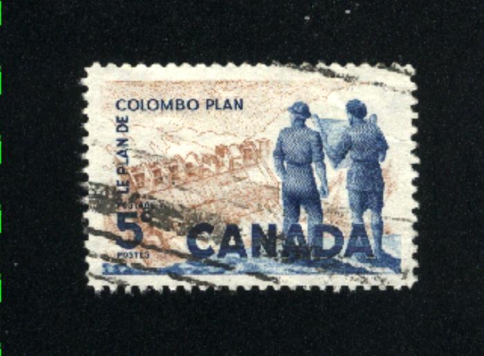 Canada  394  used VF PD 1961