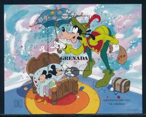 Disney Grenada - MNH Souvenir Sheet Goofy The Sandman #1570 (1987)