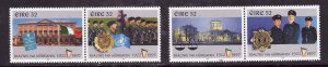 Ireland-Sc#1045-8-unused NH set-Irish State anniversary-Flags-1997-