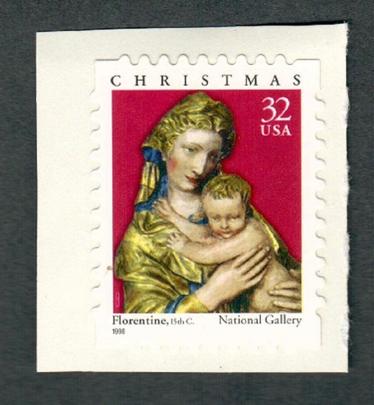 3244 Madonna and Child MNH single from booklet