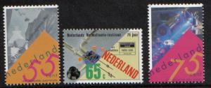 Netherlands  #792-794  MNH  1991  Standards Institute / Philips