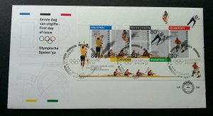 Holland Olympic Games Albertville Barcelona 1992 Netherlands (FDC) *see scan