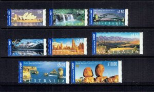 AUSTRALIA - 2000 TOURIST ATTRACTIONS - SCOTT 1839 TO 1846 - MNH