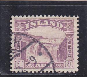 Iceland  Scott#  173  Used