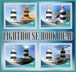 Stamps. Fauna. Lighthouses 2023 year, 1+1 sheets  perforated  NEW