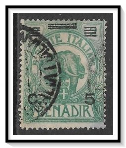 Italian Somaliland #71 Elephant Surcharged Used