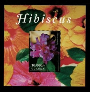 Uganda 2014 - Flower HIBISCUS - Souvenir sheet - MNH