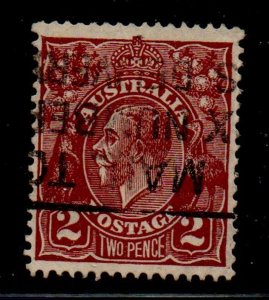 Australia Sc 70 1928 2 d red brown George V stamp used