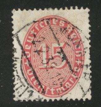 Germany Scott o74 used 1929 carmine stamp