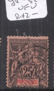French Martinique Y&T 38 VFU (2dmw)
