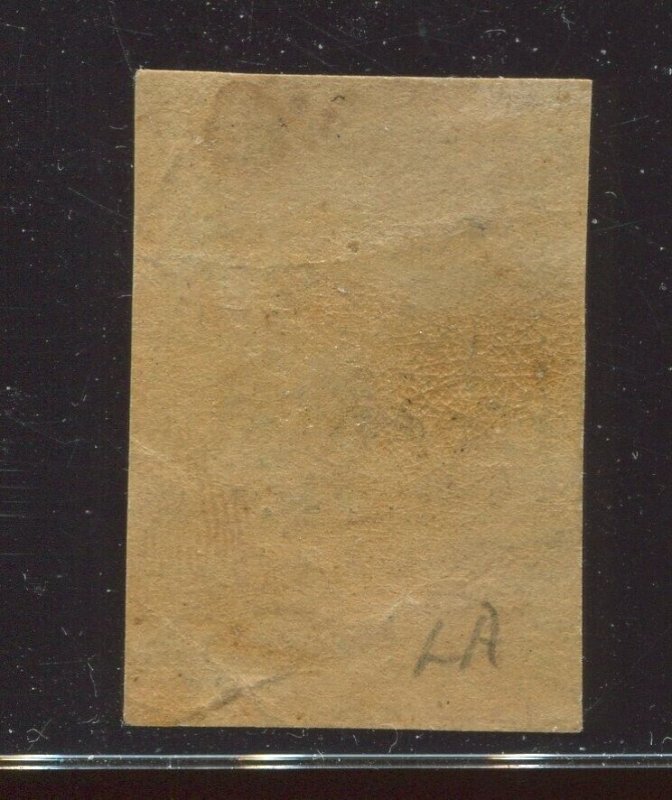 Confederate States 2b Mint Stamp with Acid Flaw Variety BX5220