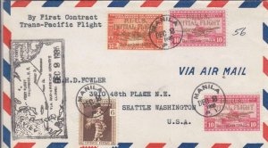 1935, Manila, Philippines to Seattle, WA, See Remark (15110)