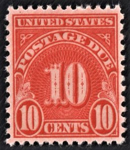 US J84 MNH VF 10 Cent Postage Due Perforated 11 X 10-1/2