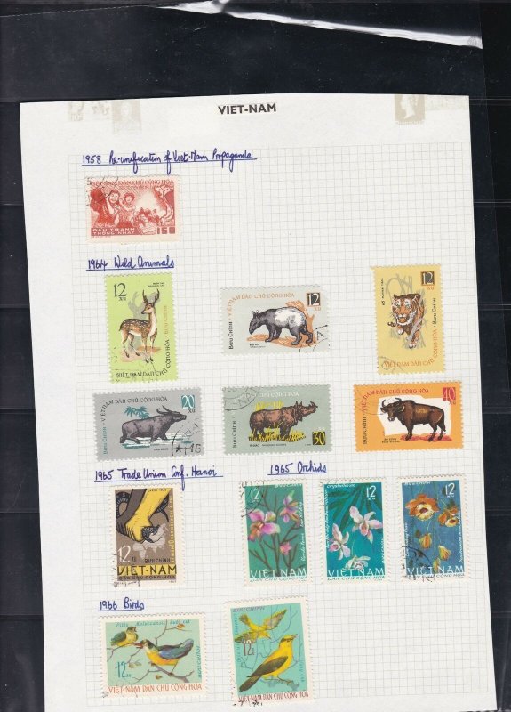 vietnam stamps page ref 17018 