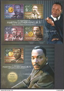 2014 Solomon Islands Martin Luther King I Have A Dream #2742-6 1+1 ** Ls260