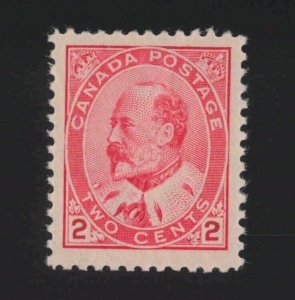 Canada Sc #90i (1903) 2c rose carmine King Edward VII Mint VF NH