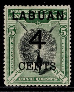 NORTH BORNEO - Labuan QV SG102, 4c on 5c, M MINT. Cat £60.