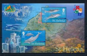 [48474] St. Helena 2001 Marine life Dolphins MNH Sheet