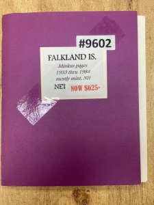 Collections For Sale, Falkland Is. (9602) 1933 thru 1984