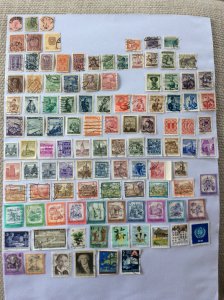 Austrian 100+ stamps - Lot B