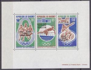 1972 Dahomey 499-501/B20 1972 Olympic Games in Munchen 6,00 €