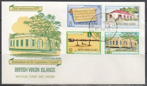 Virgin Islands Scott 301-4 FDC - Legislative Council, 25th Anniv.