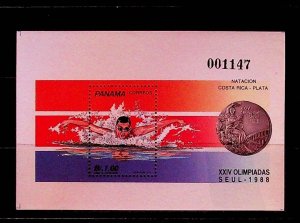 PANAMA Sc 760 NH SOUVENIR SHEET OF 1989 - OLYMPICS