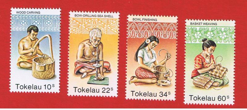 Tokelau #81-84 MNH OG  Jobs or Hobbies  Free S/H