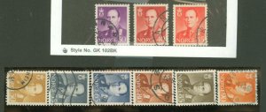 Norway #361-369  Multiple