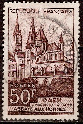 France; 1951: Sc. # 674: O/Used Single Stamp