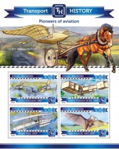 MALDIVES 2015 SHEET PIONEERS OF AVIATION TRANSPORT HISTORY mld15204a