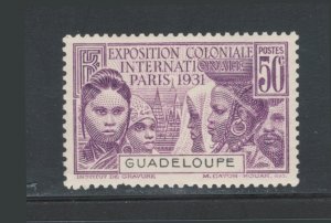 Guadeloupe 1931 Colonial Exposition Omnibus Issue 50c Scott # 139 MH