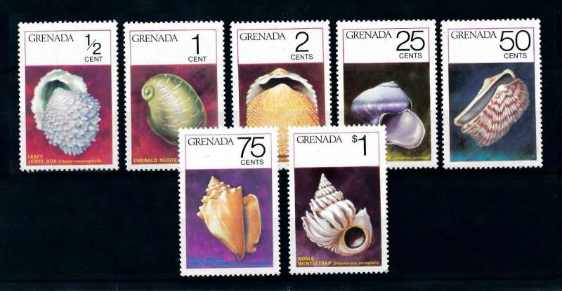 [99653] Grenada 1975 Marine Life Sea shells  MNH