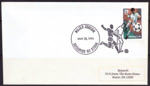F1861   UNITED STATES   Cover # 2834      World Cup Soccer '94, NOJEX St...