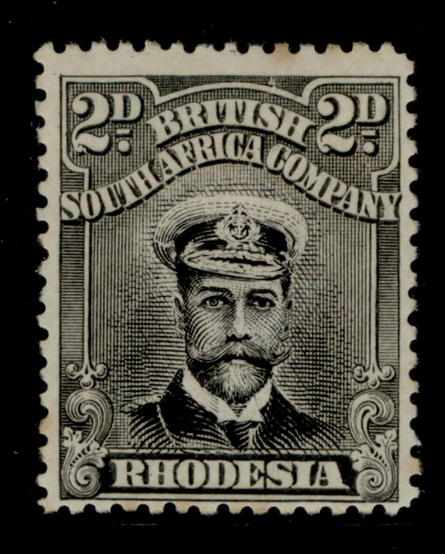 RHODESIA SG219, 2d black and grey, M MINT. Cat £25.