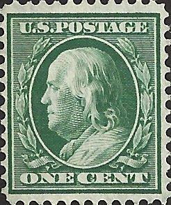 # 331 MINT FAULT GREEN BEN FRANKLIN