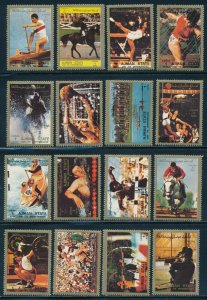 Ajman - Munich Olympic Games Complete Set MNH (1972)