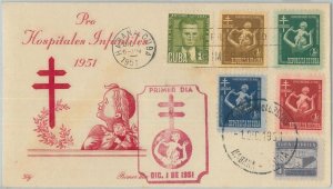 77147 - HABANA - Postal History -  FDC COVER 1951 - MEDICINE Tuberculosis