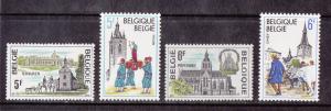 Belgium # 1037-1040, Mint Never  Hinged Set