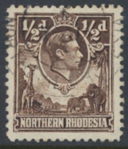 Northern Rhodesia  SG 26  SC# 26 Used   see detail and scan