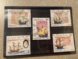 Ships : different issues on this topic (5 photos) with Very Fine stamps