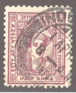 India- Feudatory States, Indore, Scott #35, Used