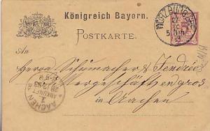 Germany Bavaria, Government Postal Card