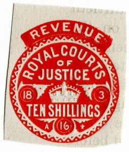 (I.B) George V Revenue : Royal Courts of Justice 10/- (Revenue)