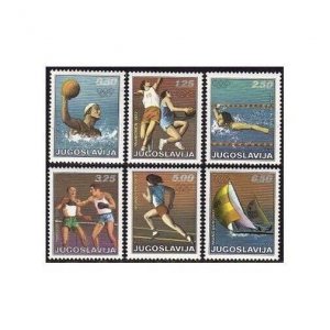 Yugoslavia 1093-1098, MNH. Mi 1451-1456.Olympics Munich-1972:Basketball,Yachting