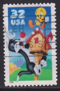 United States 3204a Sylvester & Tweety Bird 1998